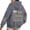 1-Dark Gray, variant on Oversize Women Hoodie Sweatshirts Cute Cartoon Dog Paw Print Long Sleeve Drawstring Pullover Shirts With Pockets