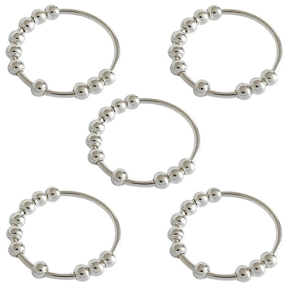 Anillos para mujer, regalos para mujer, espiral, cuentas giratorias, cuentas para la ansiedad, ideal para anillos de cuentas femeninos.