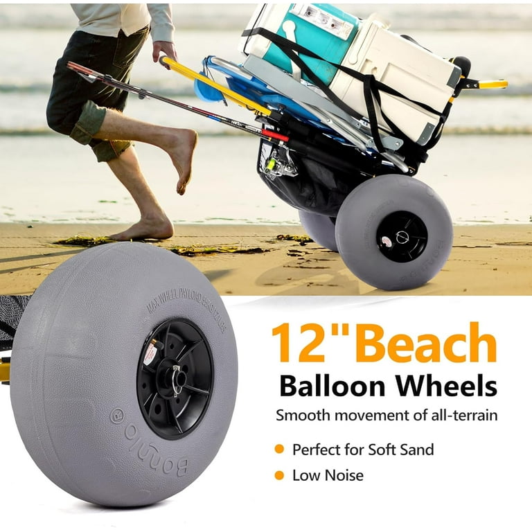 Beach Wheels Challenger Mobility Beach Cart Standard Folding Beach