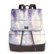 thumbnail image 1 of Easygdp Lavender Blooms Window Mochila de Cuero para Mujeres, Bolso de Hombro, Bolsos de Mano de Moda para Trabajo y Viajes, 1 of 4