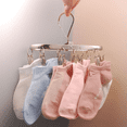 thumbnail image 2 of Medias de acero inoxidable de 18 clips para el hogar, medias de 10 clips, medias sólidas de 20 clips, medias cuadradas redondas dobles, 2 of 5