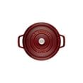 thumbnail image 6 of Staub Cast Iron 5.5-qt Round Cocotte - Grenadine, 6 of 11