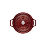 Staub Cast Iron 5.5-qt Round Cocotte - Grenadine
