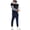 Navy, variant on CUBECIRCLE Sweatsuits for Men Set 2 piece Athletic Jogging Suits Zip up Track Suit Men's Color Block Set with Zip-up Hoodie