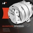 thumbnail image 3 of A-Premium AC Compressor with Clutch Compatible with Buick Skylark Chevrolet Beretta Cavalier Corsica Pontiac Grand Am Sunfire Oldsmobile Achieva Fits select: 2001-2002 CHEVROLET CAVALIER BASE/CNG, 3 of 9