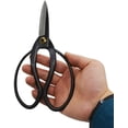 thumbnail image 4 of Slim Bonsai Scissors Indoor Gardening Tools Pruning Shears steels Black for Hand Trimming of Flowers Plants, 4 of 5