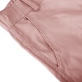 thumbnail image 7 of GIPQJK Womens Cargo Shorts Elastic Waist Casual Bermuda Shorts with Multi Pockets Travel Lightweight Knee Length Outdoor Long Jorts,Pink M, 7 of 7