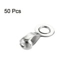 thumbnail image 3 of Uxcell Ball Chain Connector, 3mm 3.2mm Pull Loop Crimp Link Stainless Steel Connection, Pack of 50, 3 of 7