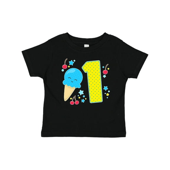 Inktastic Ice Cream First Birthday in Blue Boys or Girls Baby T-Shirt