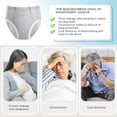 thumbnail image 4 of Unisex Adult Incontinence Pants,Waterproof Diaper Pants,Adult Cloth Diaper Cover,Incontinence Underwear Suitable for Bedridden,Elderly and Incontinent People, 4 of 7