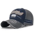 thumbnail image 2 of Gorra de béisbol con letras y agujeros para hombre y mujer, gorro con visera ajustable, estilo Hip Hop, Unisex Fivean unisex, 2 of 2