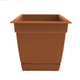 thumbnail image 4 of Bloem Dayton 24" Terra Cotta Recycled Plastic Rectangle Window Box Planter with Saucer Tray for Indoor and Outdoor Gardening, 4 of 5
