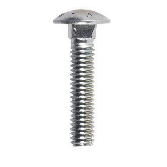 Hillman 5/16 in. Dia. x 2 in. L Zinc-Plated Steel Carriage Bolt 100 pk
