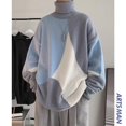 thumbnail image 4 of Suéter de cachemira de imitación para otoño e invierno para hombre Suéter de lana Cuello alto medio Suéter básico ajustado para jóvenes y mujeres para hombres Ropa para hombres, 4 of 5