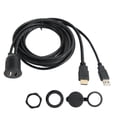 thumbnail image 3 of Kit de cables de montaje empotrado USB 2,0 HD interfaz Multimedia macho a HD interfaz Multimedia hembra Cable de extensión AUX, 3 of 8