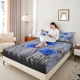 thumbnail image 4 of Castle Fairy Female Floral Butterflies Rose Queen Sheet Sets,Romantic Bed Set, 4 of 7