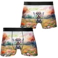 thumbnail image 3 of Welcome Spring Fairy Schnauzer in Flower Meadow All Over Print Boxer Briefs Underwear for Men Dad Miniature Schnauzer Dog Lover - 13002, 3 of 6