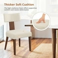 thumbnail image 3 of Dycanpo Dining Chairs Set of 4,Upholstered Mid Century Modern Round Dining Room Chairs for Living Room,Yellow-Linen, 3 of 8
