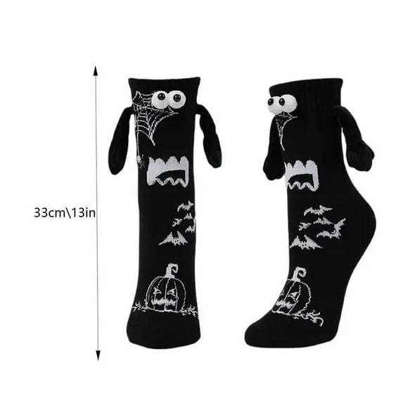 New Year Best Knitted Socks Novelty 3D Doll Magnetic Socks Christmas Popular Celebrity Couples Socks 2024 Night Partywear Socks