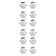 thumbnail image 2 of yingyy Boule de Glace Moules avec Couvercle Congélateur Rond Boisson Grand Cube Faisant Moules Lavable Boire Réutilisable Gelée Été Maker 4PCS 3Set, 2 of 6