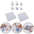 thumbnail image 3 of Chess Silicone Mold Diy Craft Chess Board Handmade Kit Three Dimensional Mold 6 chess pieces, 3 of 5