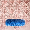 thumbnail image 4 of tredstone 5" Embossed Pattern Painting Roller Brush Tool for Wall DIY Decor Blue 3#, 4 of 9