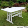 thumbnail image 4 of International Caravan Royal Tahiti 59" Patio Dining Table in Barn Red, 4 of 5
