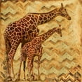 thumbnail image 3 of Pinto, Patricia 12x12 Black Modern Framed Museum Art Print Titled - Safari Family II, 3 of 5