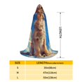 thumbnail image 2 of Honeii Starry Sky Cloud Dog Print Poncho Cape, Cloak Coat, Snuggly Hooded Wearable Blanket, Hooded Cape For Teenagers,Halloween Costumes-Small, 2 of 7
