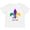 AA-White, variant on Inktastic Mardi Gras Fleur De Lis Girls Toddler T-Shirt