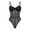 Black, variant on Women's Fashion Sexy Suspender Mesh Corset Underwear Bodysuit Tops