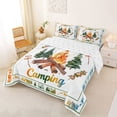 thumbnail image 2 of Erosebridal Kids Cartoon Camper Full Size Comforter Sets For Travel Trailers,Rustic Adventure Camping Bedding Sets For Boy,Reversible,3-Piece, 2 of 7