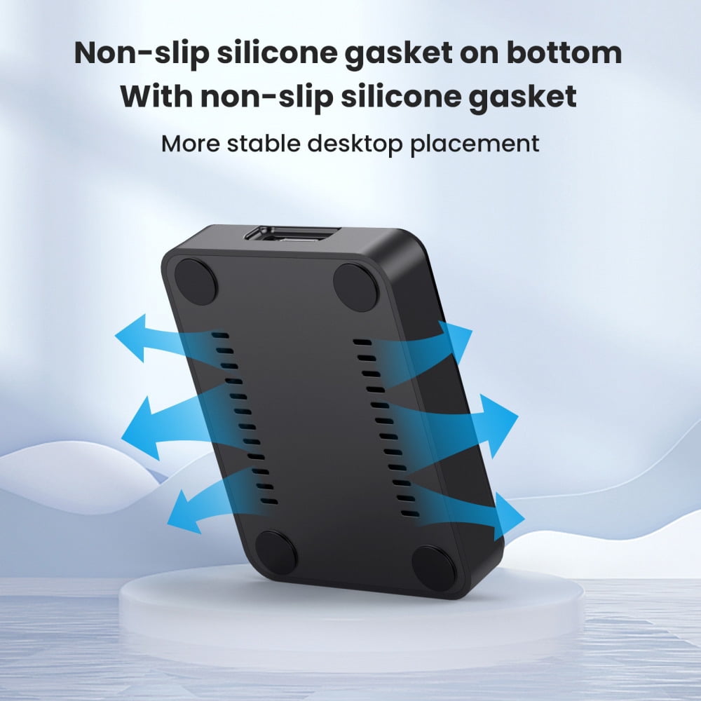 FVH USB 3.0 USB-C Type-C to NVME M-key M.2 NGFF SATA SSD Docking Vertical External PCBA Case Enclosure RTL9210B Chipset