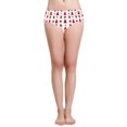 thumbnail image 3 of Gibobby Verano calzoncillos adelgazantes Ropa interior de talle bajo transpirable sin con estampado animal y de nieve con de árbol de Navidad para mujer(Multicolor, L), 3 of 4