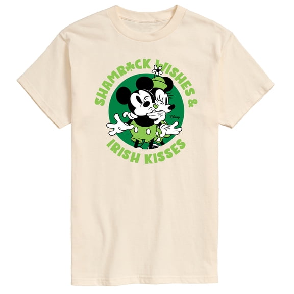 Disney - Shamrock Wishes Irish Kisses - Men's Short Sleeve Graphic T-Shirt