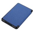 thumbnail image 5 of ShellTech Case for Kindle Paperwhite6（12th generation) 2024 7" Rele,Light Weight Cloth Slim Shockproof Leather Protective Cover with Auto Sleep/Wake Pure Color Waterproof Cloth Pattern Case,Darkblue, 5 of 6