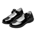 thumbnail image 3 of Girls PU School Uniform Dress Shoes Black Mary Jane Shoes Oxford Shoes for Girls (OTHER4 7-8 Years), 3 of 4