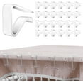 thumbnail image 2 of 24 Pieces Clear Tablecloth Clips, Heavy Duty Plastic Table Cover Clamps, Windproof Transparent Holders for Indoor Outdoor Party, Wedding, Picnic, Camping (24, Large), 2 of 9