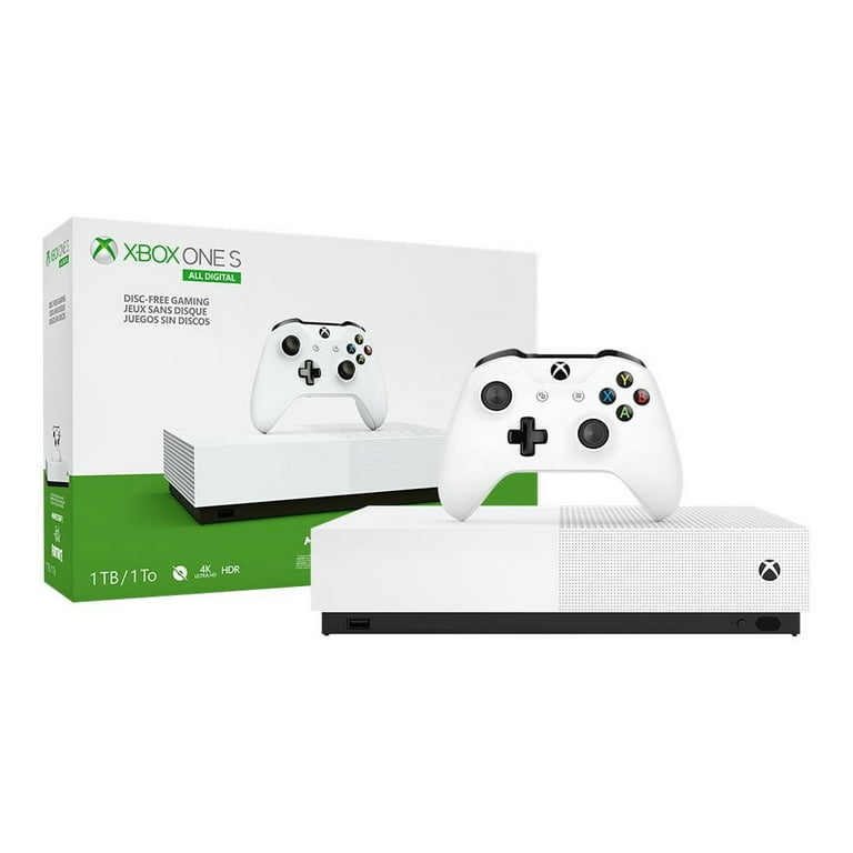 Microsoft Xbox One S All-Digital Edition Console, NJP-00024, 1TB