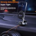 thumbnail image 5 of Ultra Strong N52 Magnetic Phone Holder, N52 Magnetic Phone Holder, Vacuum Suction Cup Car Mount, Ultra Vacuum Suction Cup Phone Mount 360° Adjustable Magnetic Suction Cell Phone Holder (White-B), 5 of 14