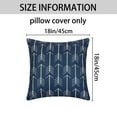 thumbnail image 5 of REGALWOVEN Pack of 2 Throw Pillow Covers Modern Square Cushion Covers for Sofa Couch Living Room Blue-1 18" x 18", 5 of 6