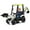 White, variant on CazToi 12V 4-in-1 Kids Excavator Ride-On Toy Licensed JCB Transformable Toy with Loader & Digger