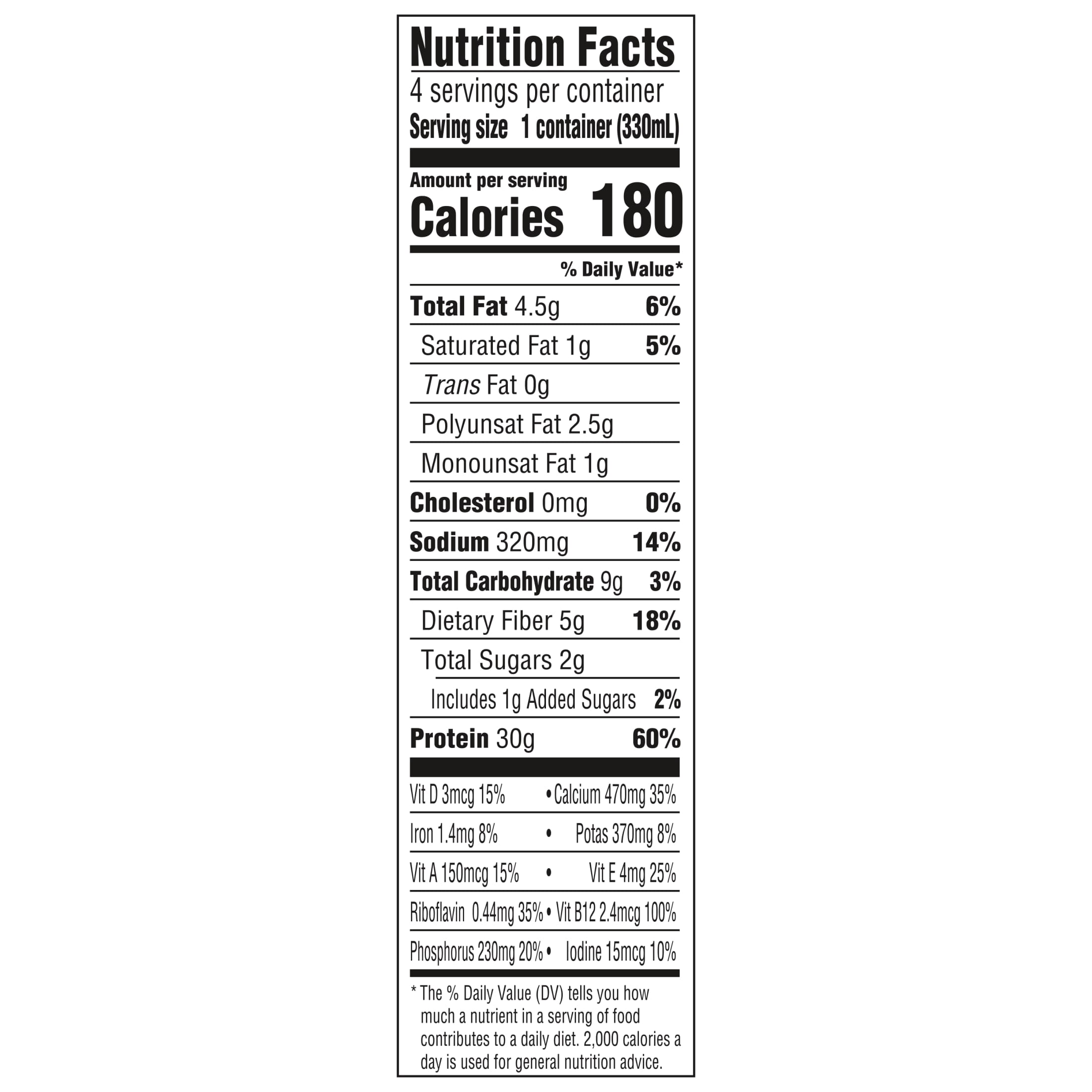 Silk Protein Shake, Shelf Stable, Vanilla, 11.15 fl oz, 4 Count​ Bottles