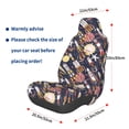 thumbnail image 2 of Lsque Cartoon Space 1 Pattern Car Seat Covers for Front Seats , Waterproof Seat Covers for Cars, Sporty Front Seat Covers,Car Seat Cover Protector Front Seats, 2 of 5