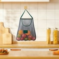 thumbnail image 6 of JilgTeok Home Essential Hanging Mesh Storage Bags Reusable Hanging Mesh Storage Produce Bags for Kitchen Storage Fruits, Onion, Garlic & Vegetables, Breathable Shopping Storage Handbag(16.14*22.04in), 6 of 6