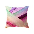 thumbnail image 2 of Ins Wind Creative Abstract Multi-Color Peach Skin Square Pillowcase Pillow Core Dust Cover Sofa Pillow Decorative Cloth Cover, 2 of 8