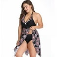 thumbnail image 3 of Maillot de Bain Tankini 2 Pcs à Fleurs pour Femmes Grande Taille 2X-6X, 3 of 4