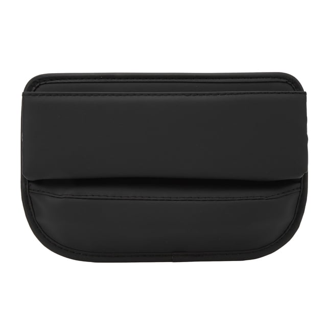Organizador de espacio para asiento de coche, de cuero sintético, multifuncional, para consola frontal, compartimento de almacenamiento lateral, bolsillo para rellenar huecos, tipo recto
