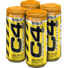 C4 Original Carbonated Pre Workout Drink, 4-16oz Cans, Tropical Blast