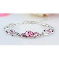 thumbnail image 3 of Weloille Heart-shaped Bracelet Jewelry Austrian Crystals Bangles Popular Jewelry Bracelets, 3 of 6